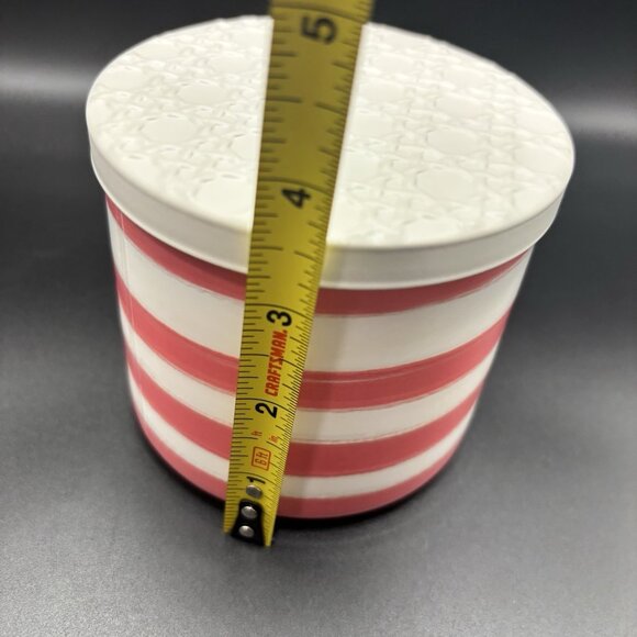 Bath & Body Works Summer Rose Bud 3 Wick Candle 14.5 Oz Jar Pink Bergamot Stems - Picture 13 of 14